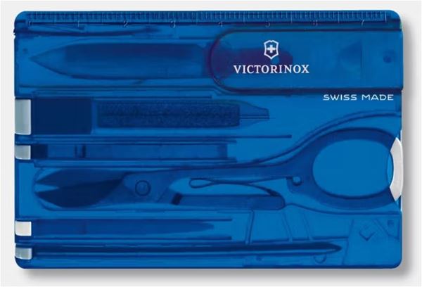 Picture of Swiss Card Classic Transparent Blue